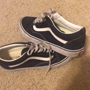 Navy suede VANS